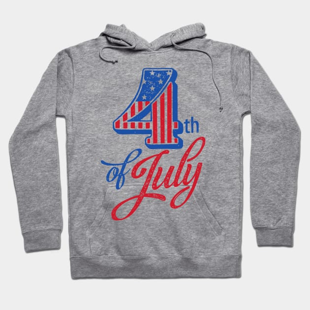 4th of July - Independence Day Hoodie by valentinahramov